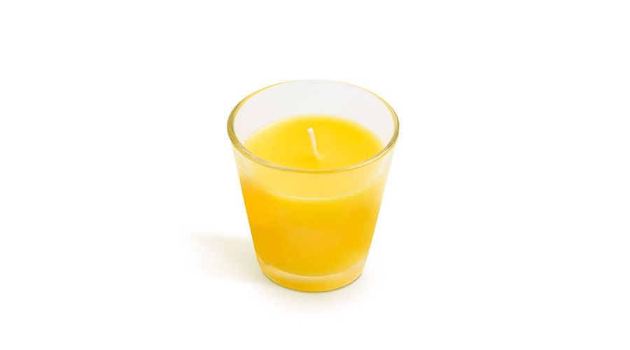 Citronella illatgyertya pohárban