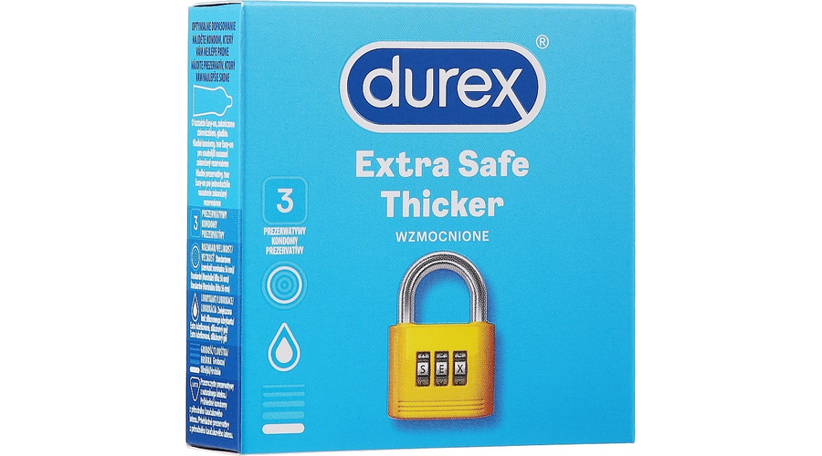 Durex óvszer 3 db Extra Safe