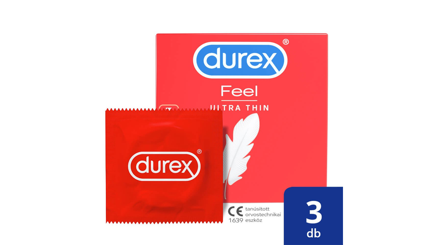 Durex óvszer 3 db-os Feel ultra thin