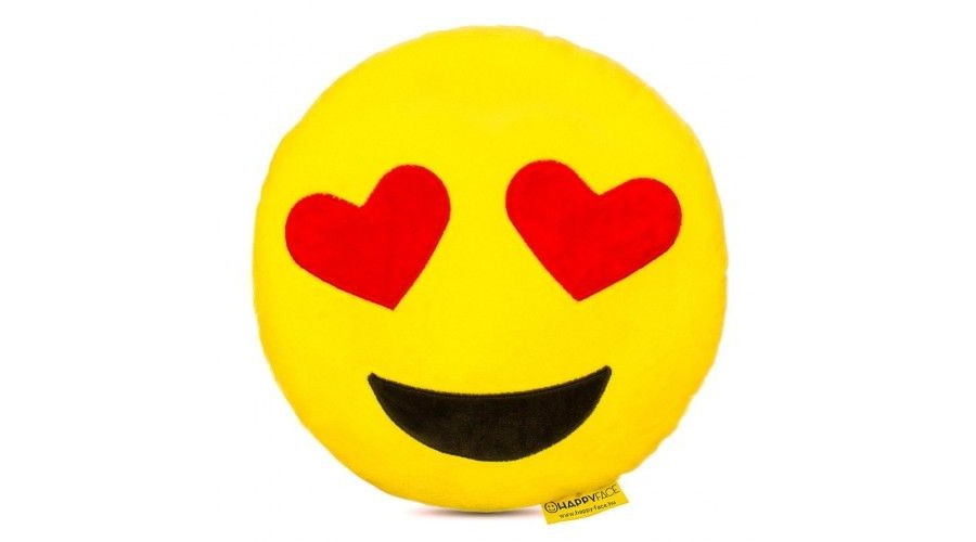 Emoji párna szerelmes 32 cm