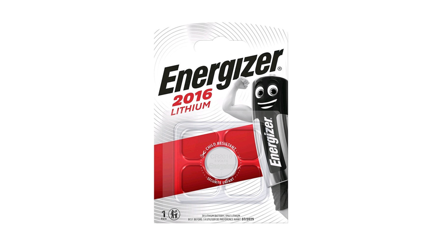 Energizer CR2016 Lithium Gombelem 3V B1