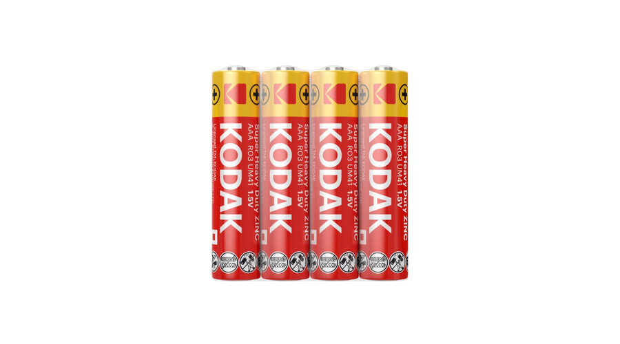 Kodak Extra Zinc Féltartós Mikro Elem AAA (1,5V) (shrink) S4