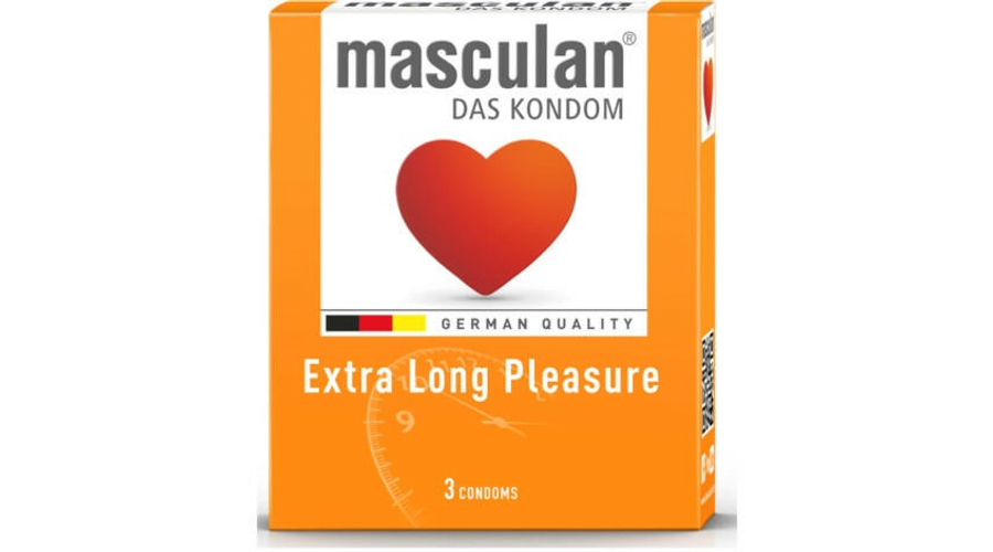 Masculan óvszer 3db Extra Long Pleasure