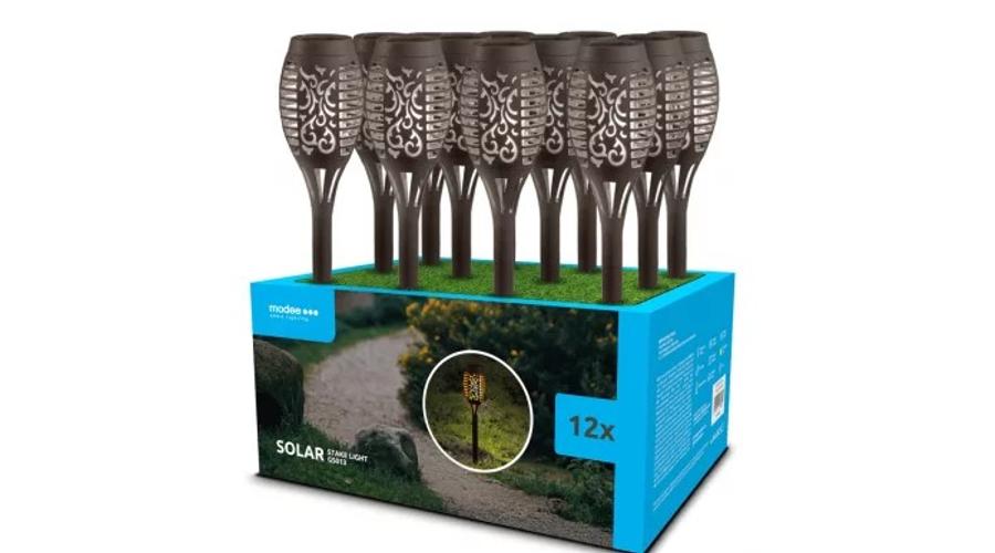 Modee Lighting LED Szolár Napelemes Leszúrható Lámpa GS013 (50cm) (12db/display)