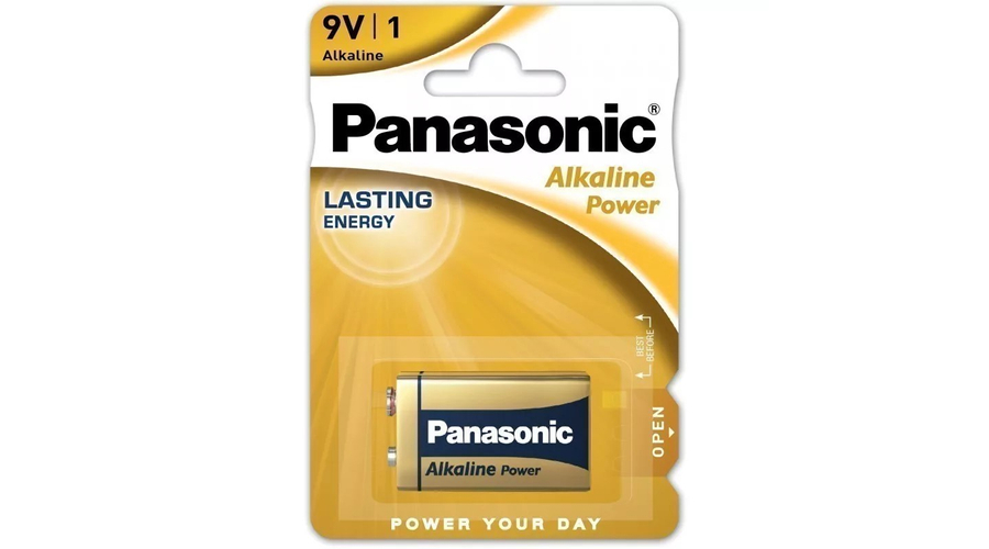 Panasonic ALKALINE Power tartós 9v elem B1