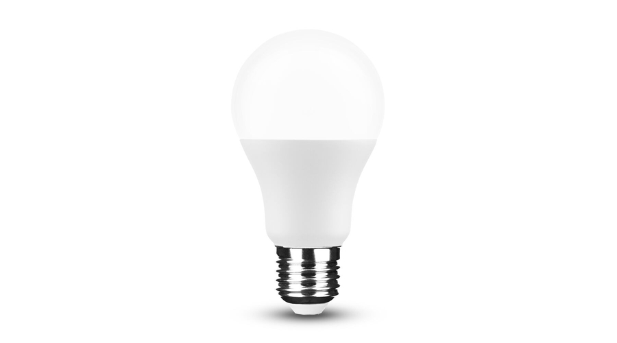 QTEC LED Izzó A60 9W E27 Gömb Fényforrás 2700K (720 lumen)