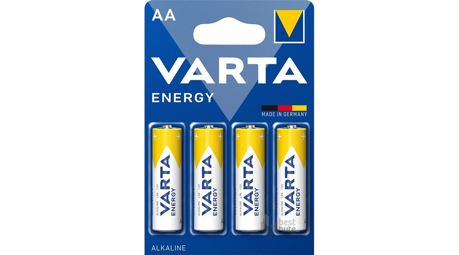 VARTA Energy Alkáli Tartós Ceruza Elem AA LR6 B4