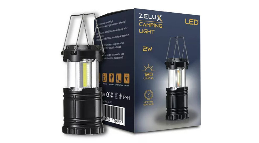 Zelux Led 3W Kemping Lámpa